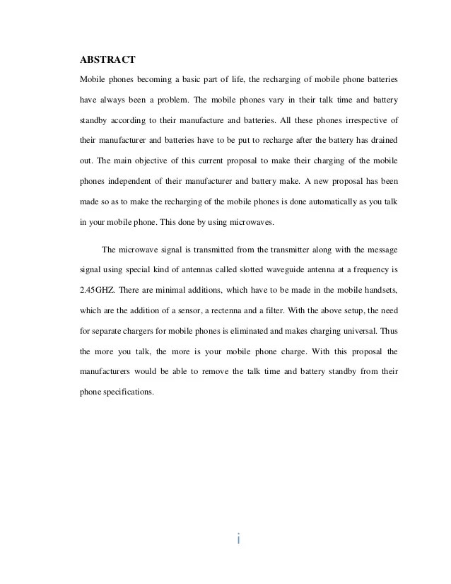 3 abstract report
