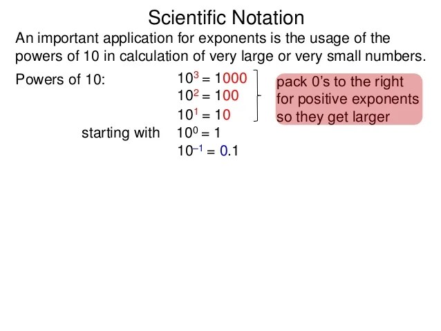 4 2scientific notation