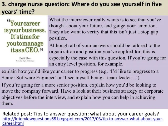 40 charge nurse interview questions and answers pdf
