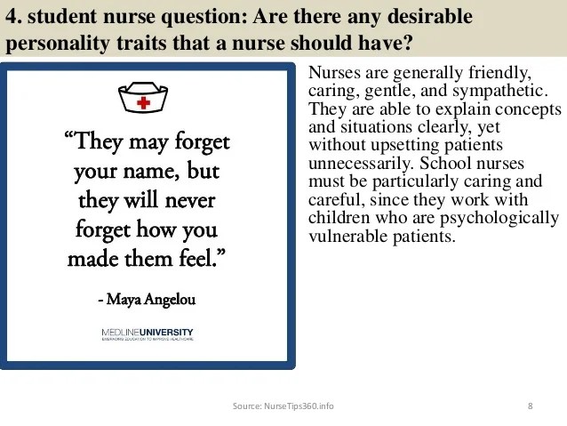 40 student nurse interview questions and answers pdf