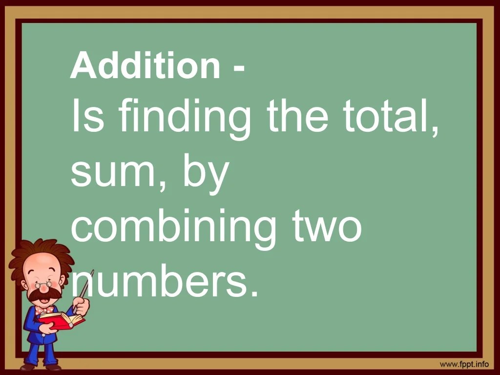 Addition and Subtraction ppt.