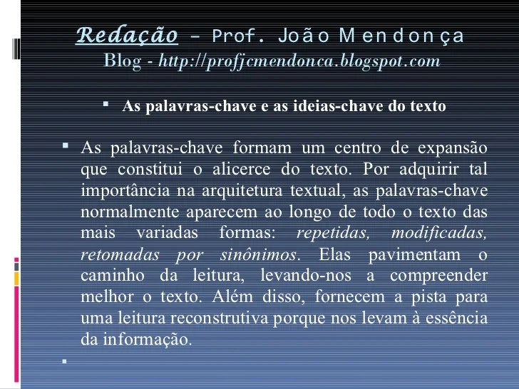 Aula de Redação nº04