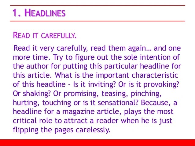 4 simple tricks How to a 'good' magazine writer!