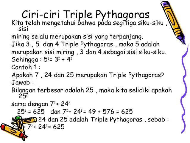 teorema pythagoras