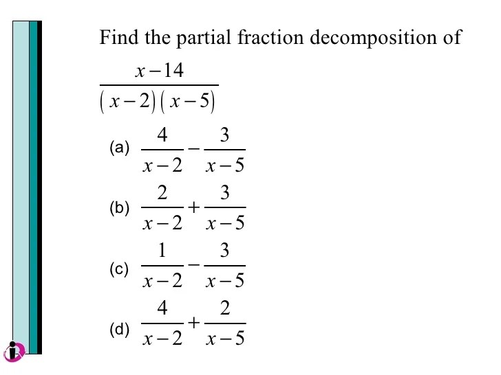 How To Do Partial Fraction