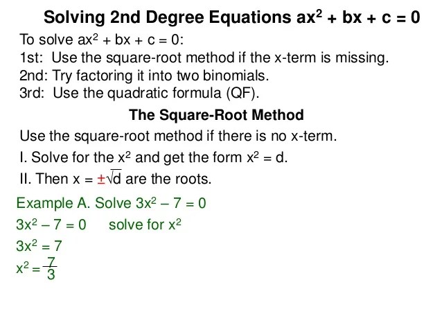 Quadratic Equation Solver Math is Fun