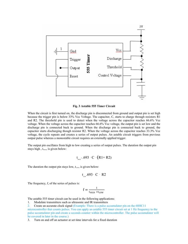 555 timer | PDF