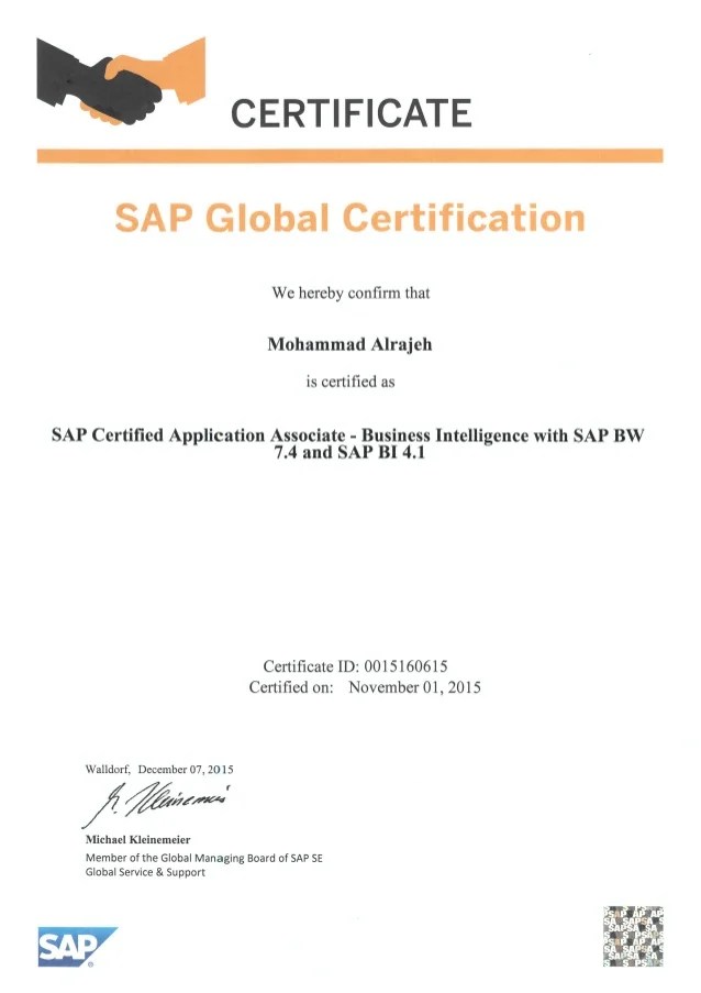 MohammedSAP Certified Application Associate Business