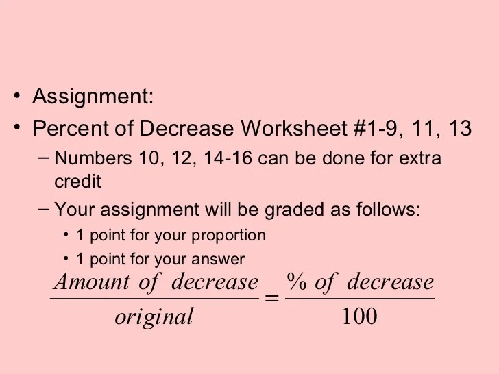 7.5 percent of decrease 1