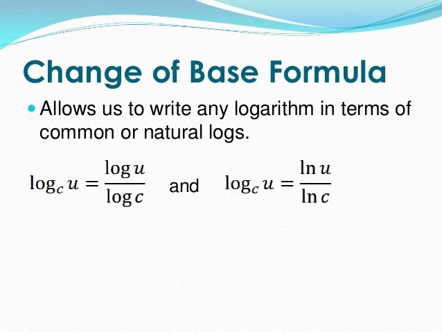 8.5 properties of logarithms