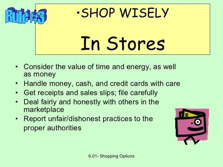 Effective Shopping