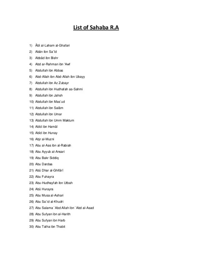 94556902 listofsahabaraupdated