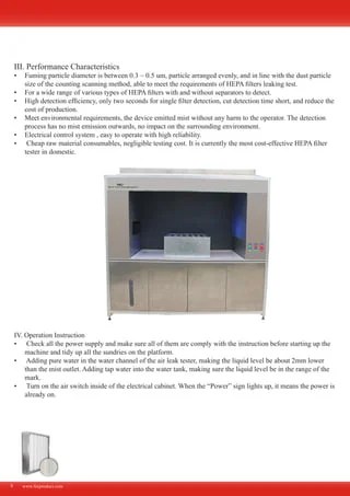 Testing/Manufacture/EN-779 Air Filter Test Rig | PDF