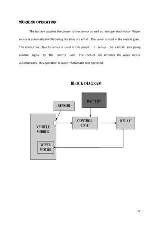 Automatic Wiper System.. | DOCX