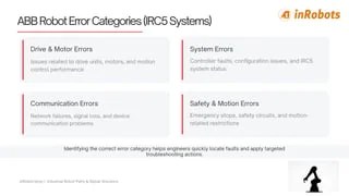 ABB Robot Error Codes Irc5 Troubleshooting Guide | PDF