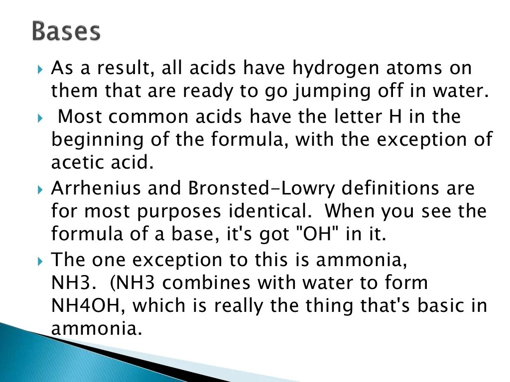 Acids and bases p pt