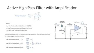 Active Filters - Electrical Network Analysis | PPTX