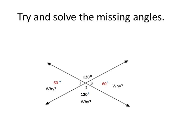 Adjacent and Vertical Angles