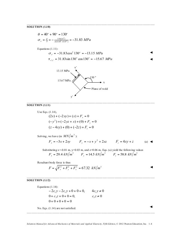 ©Advanced Strength And Applied Elasticity 5Th Solution ⭐⭐⭐⭐⭐