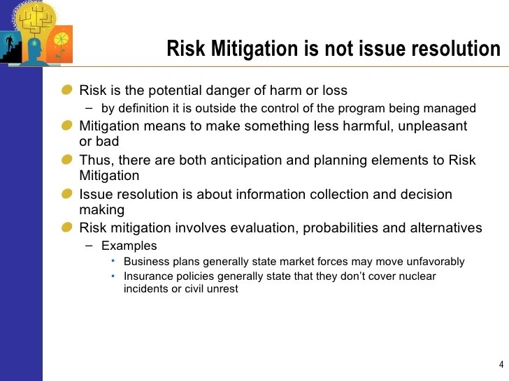 Advanced program management risk mitigation and management