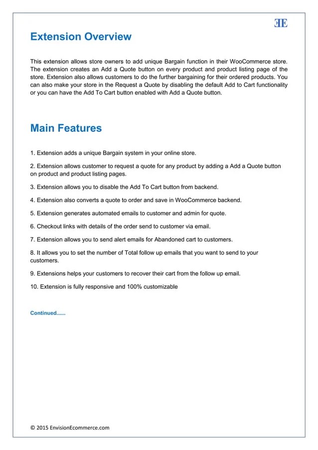 Advanced Request a Quote Extension Documentation