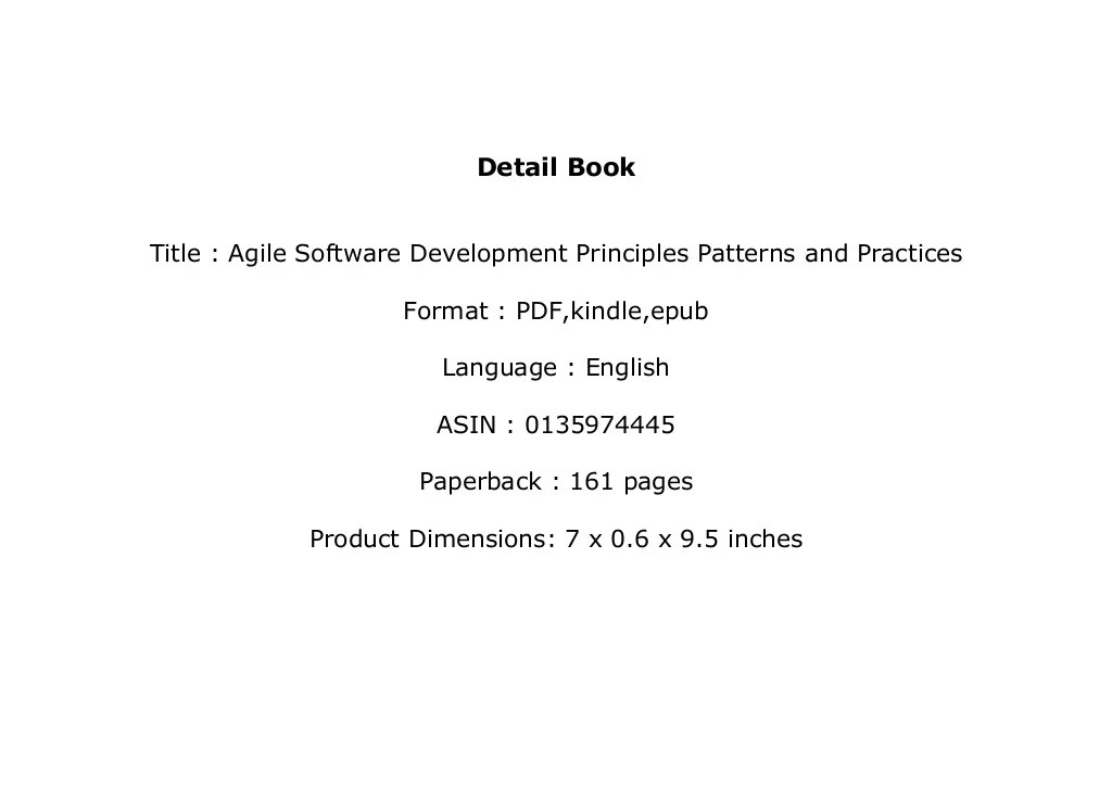 ((Read_[P.D.F])) Agile Software Development Principles