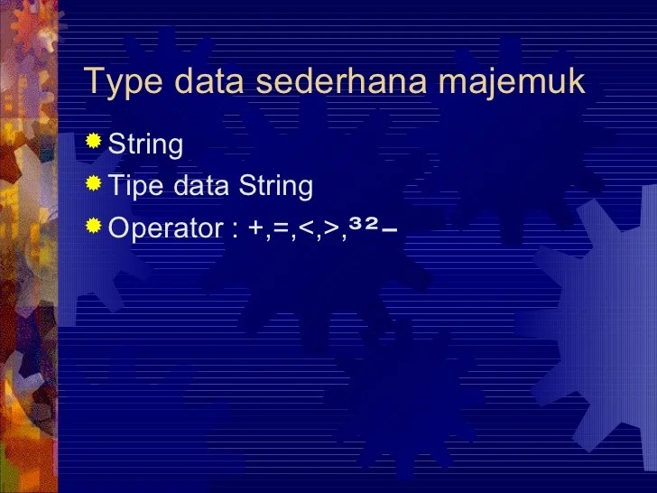 Algoritma tipe data
