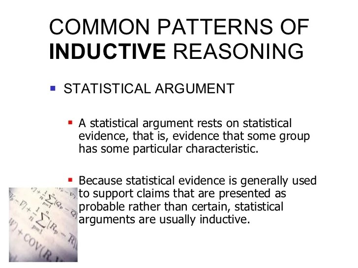 Analysis Inductive and Deductive Arguments