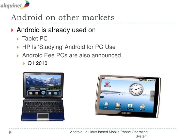 Android a linuxbased mobile operating system