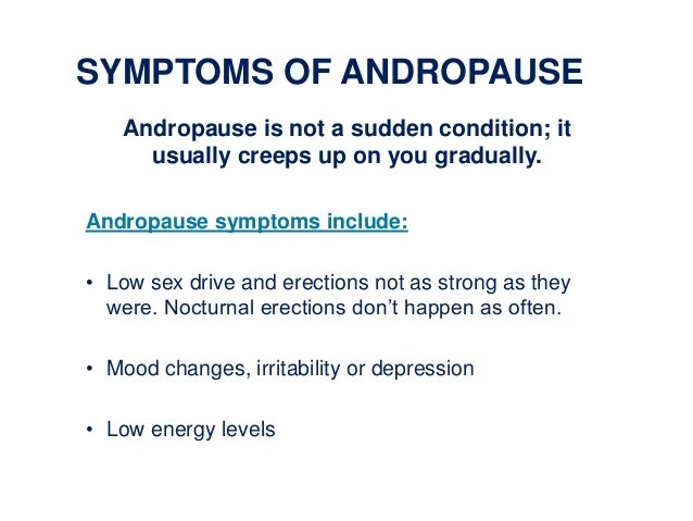What is Andropause?
