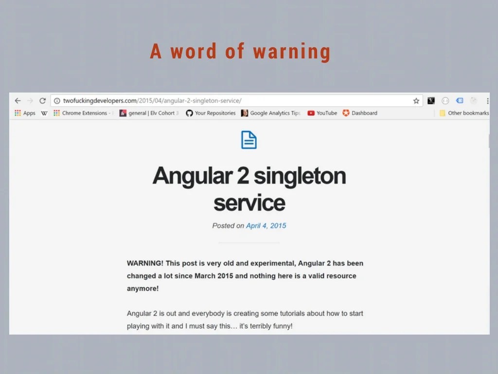 Angular 2 Crash Course