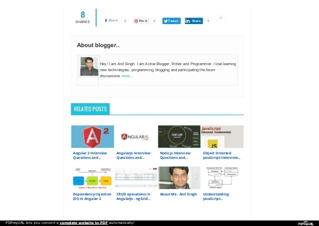Angular 2 interview questions and answers