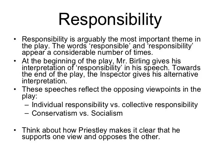 An Inspector Calls Revision