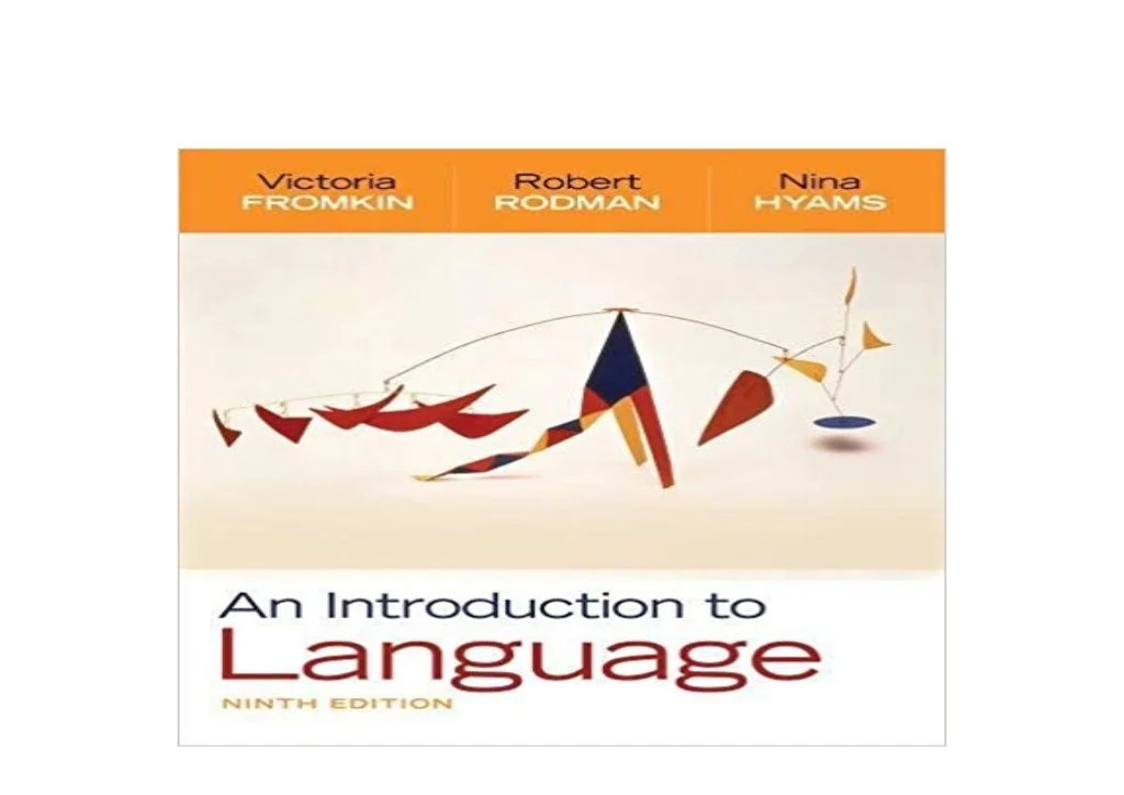BOOK_PAPERBACK LIBRARY An Introduction to Language 9th Edition 9th Ed…