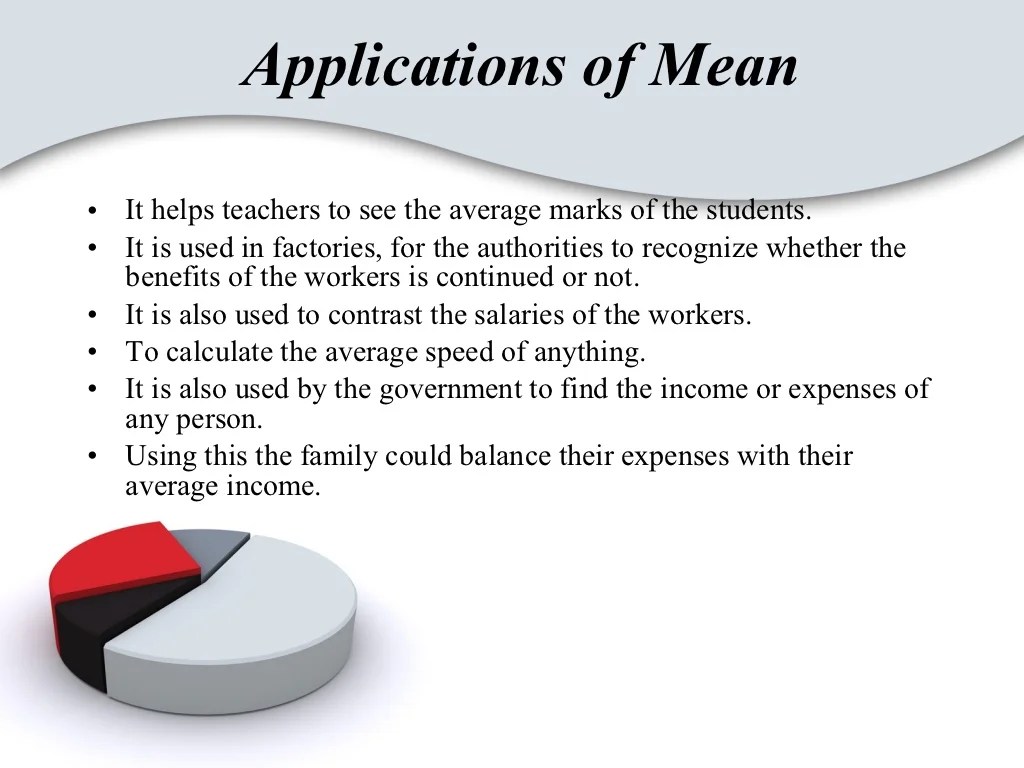 Applications of statistics in daily life