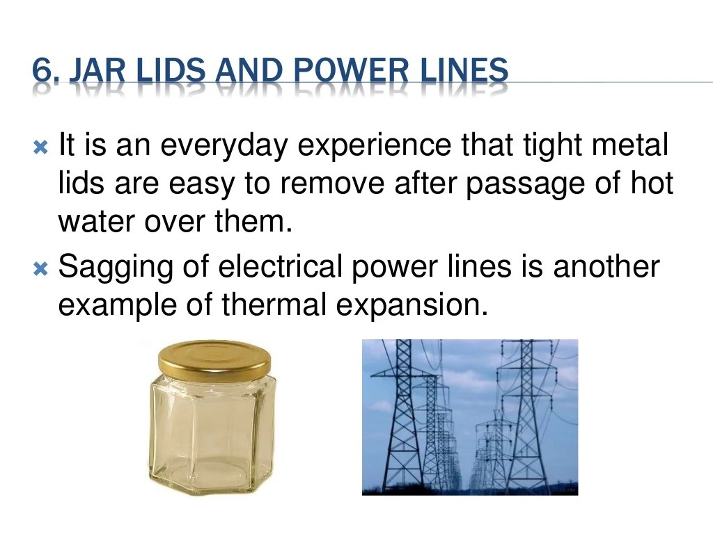 Applications of Thermal Expansion