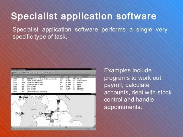 Application software