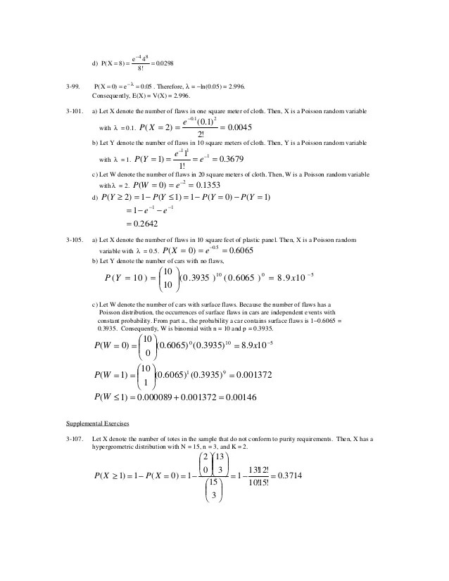APPLIED STATISTICS AND PROBABILITY FOR ENGINEERS SOLUTION PDF