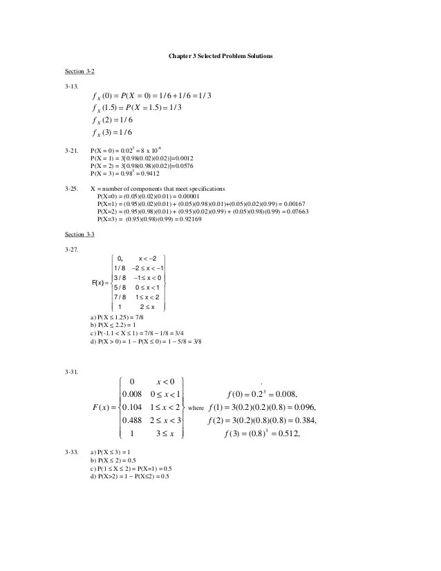 APPLIED STATISTICS AND PROBABILITY FOR ENGINEERS 6TH
