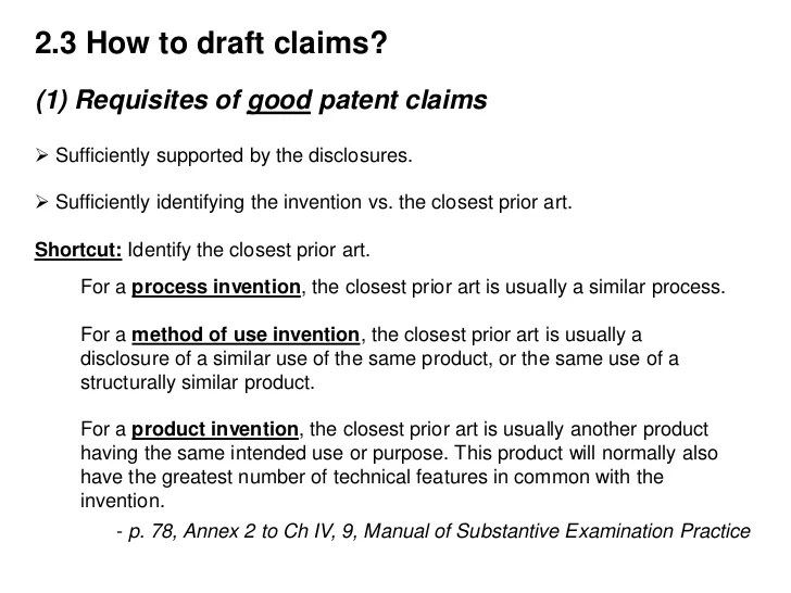 Crash course on claim drafting (with exercises)
