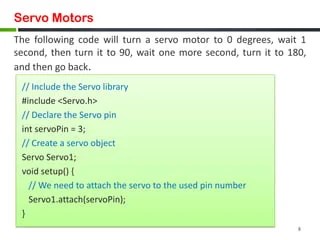Arduino based applications-part 3 | PDF