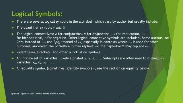 Artificial intelligence and first order logic