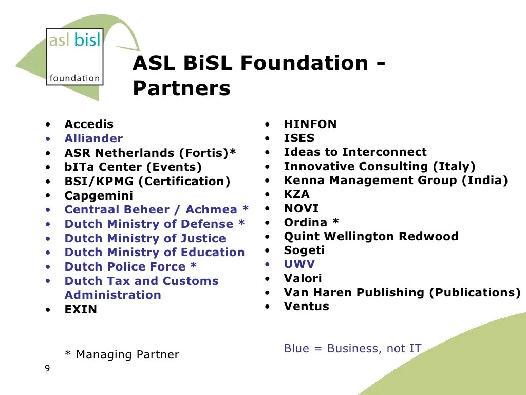 ASL & BiSL introduction ENG