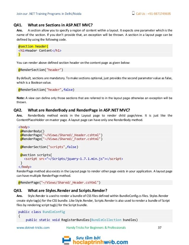 mvc interview questions & answers by shailendra mvc interview questions & answers by shailendra