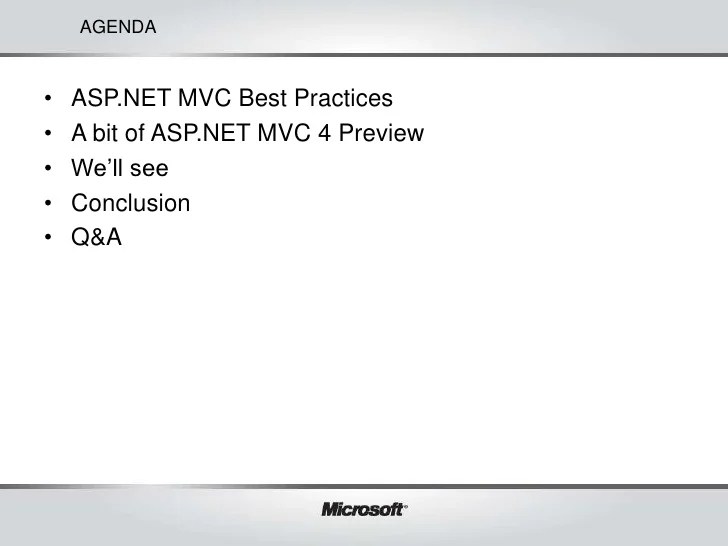 MVC Best Practices malisa ncube