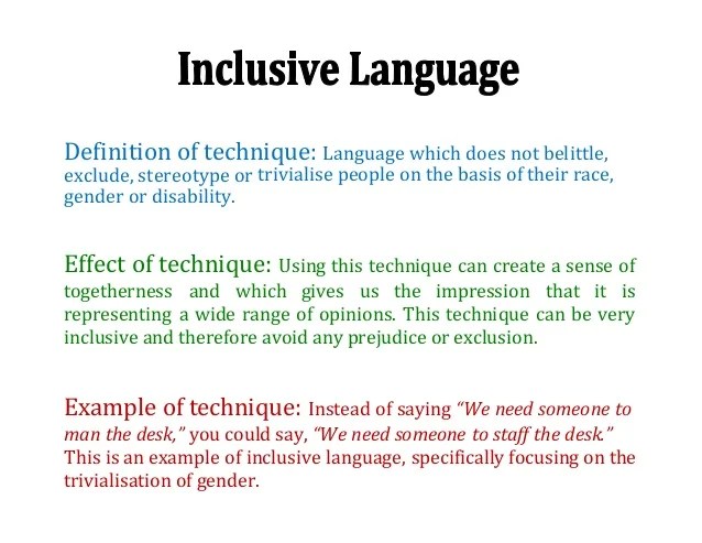 Persuasive Language Techniques
