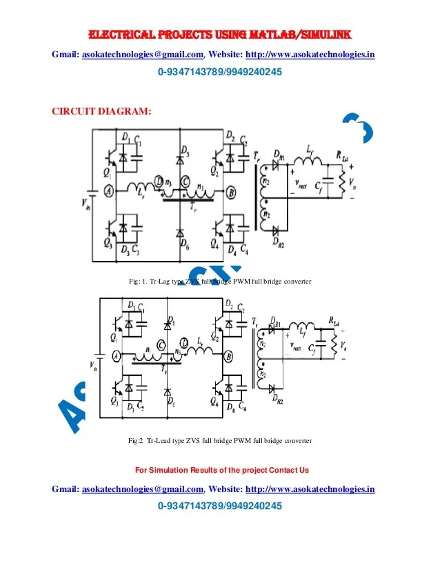 Simulation and Analysis of Zero Voltage Switching PWM Full
