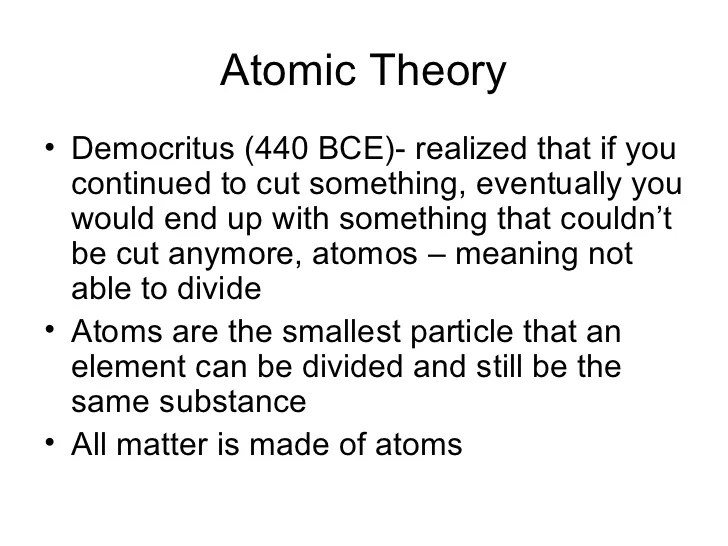 Atomic theory