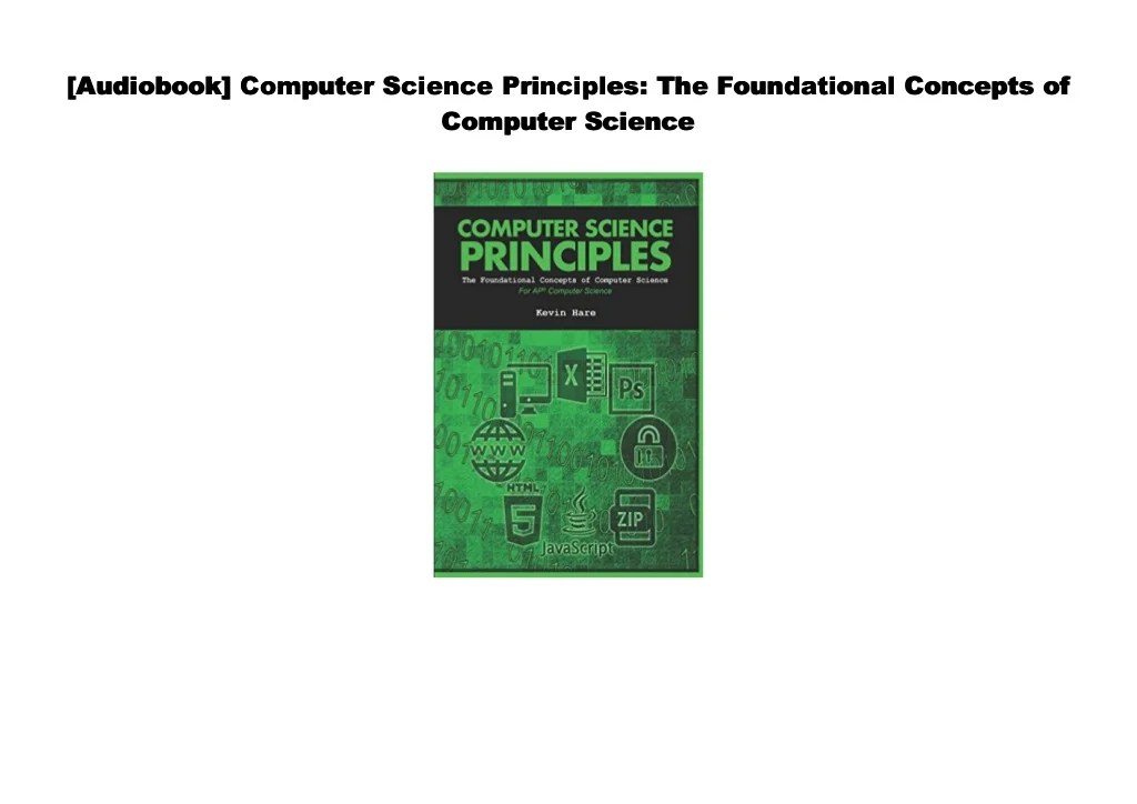 [PDF] Computer Science Principles The Foundational Concepts of Com…