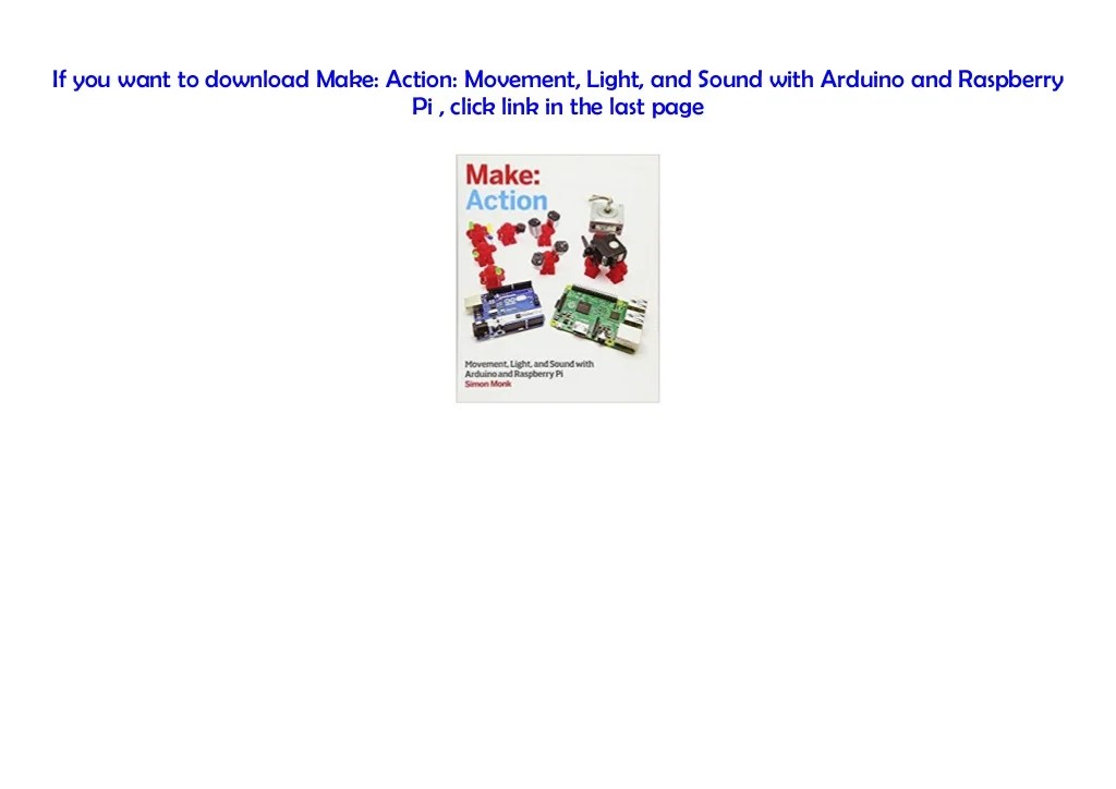 [Doc] Make Action Movement, Light, and Sound with Arduino and Raspb…